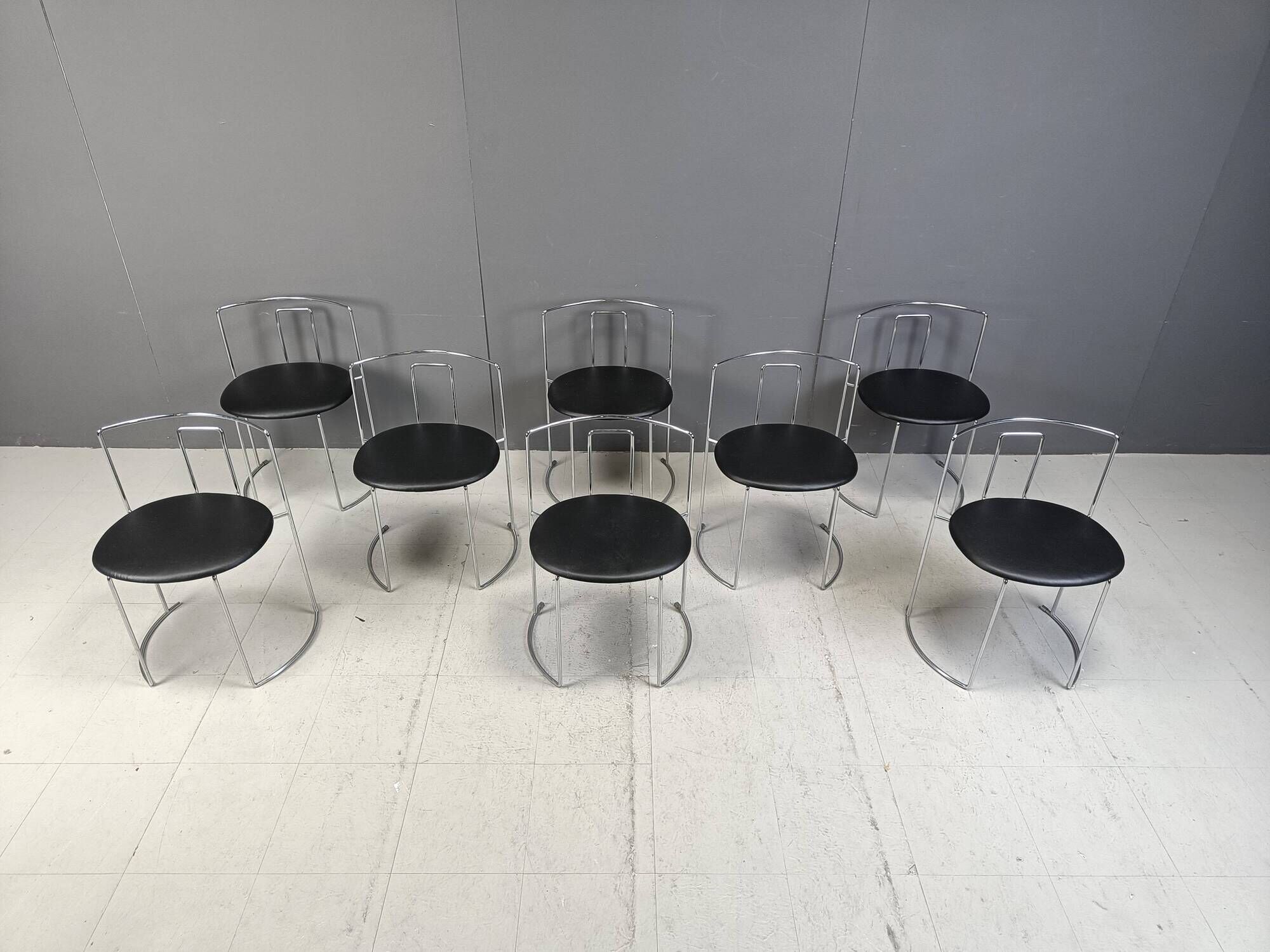 Set of 8 Gaja chairs by Kazuhide Takahama for Studio Simon, 1980s