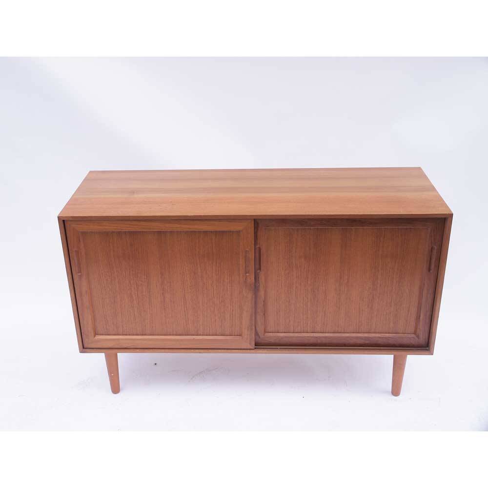 Small Scandinavian sideboard vintage Denmark sliding doors