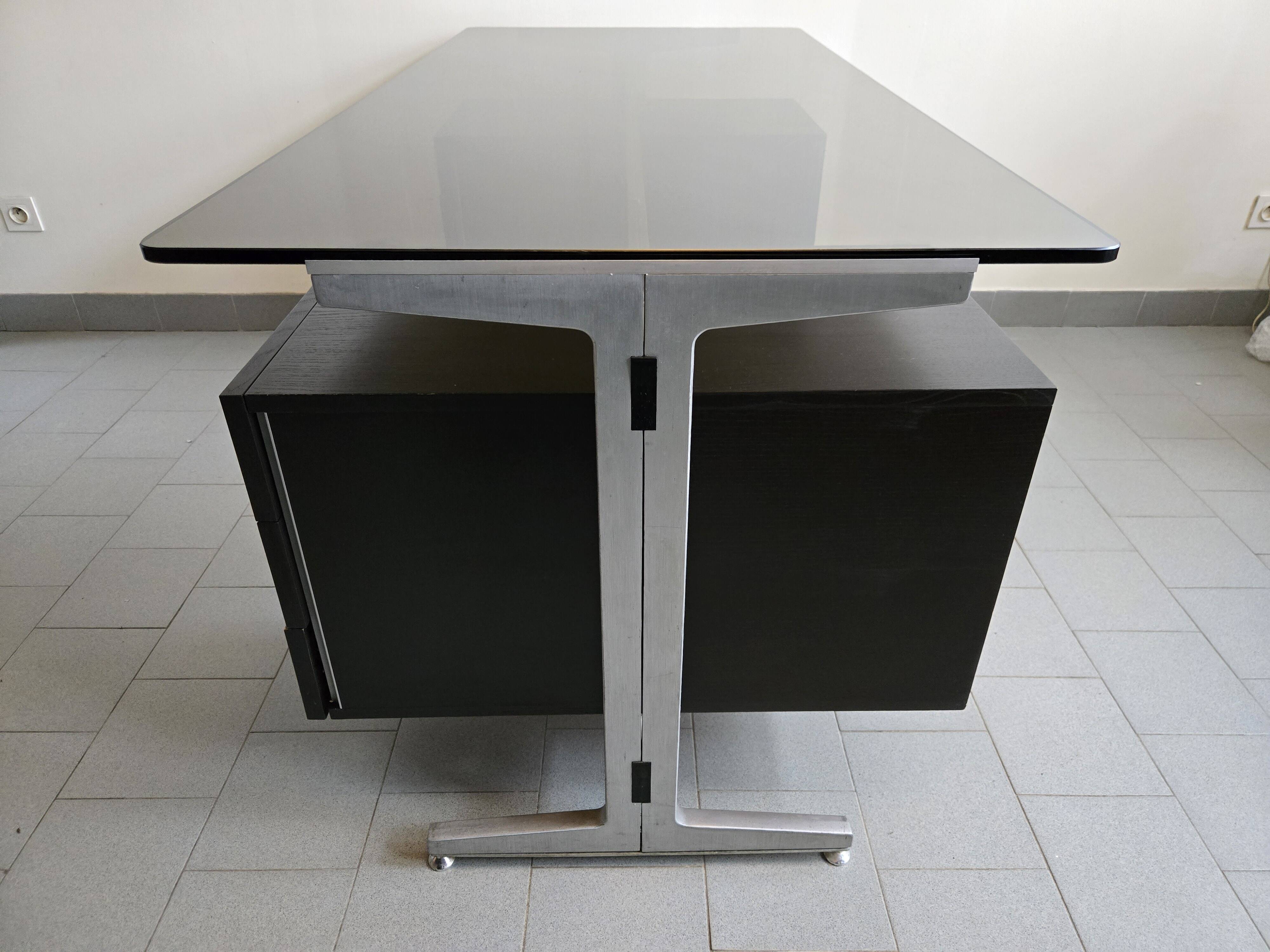 Vintage 1970 desk by Etienne Fermigier for JFR