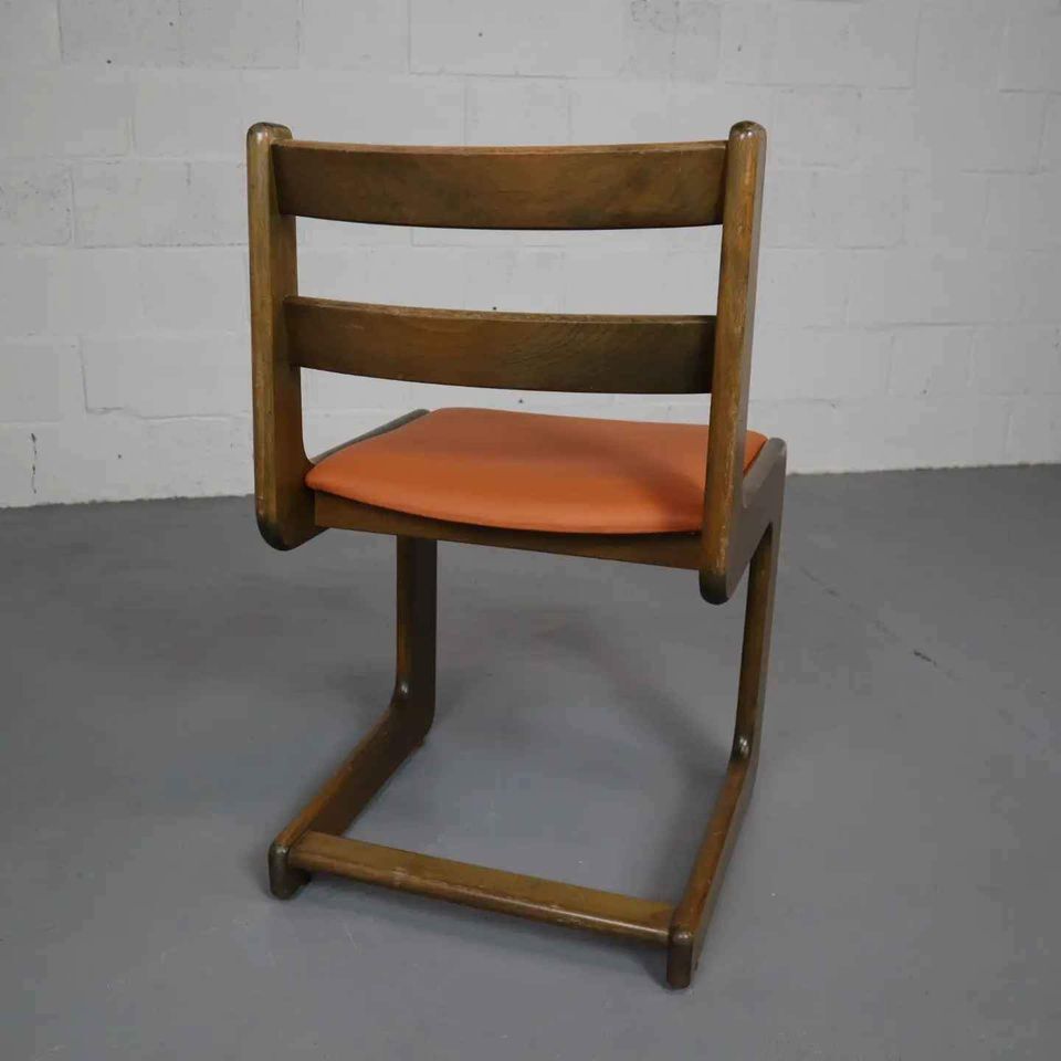 Six vintage Casala cantilever chairs