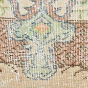Light Yellow & Brown Turkish Rug, 114x204Cm
