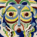 Ancienne assiette décorative -Art africain