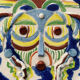 Old decorative plate - African art