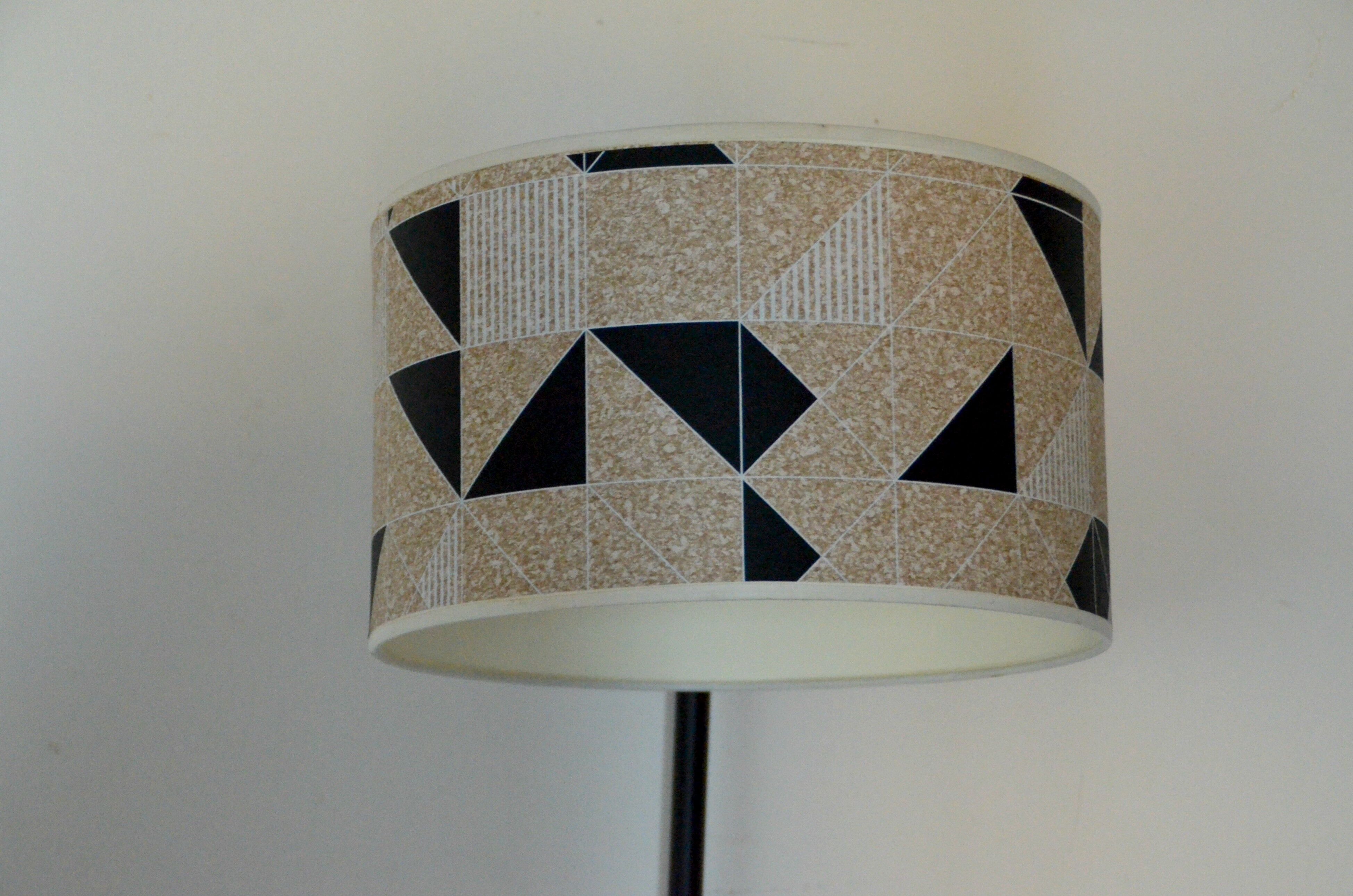 Desk with lamp