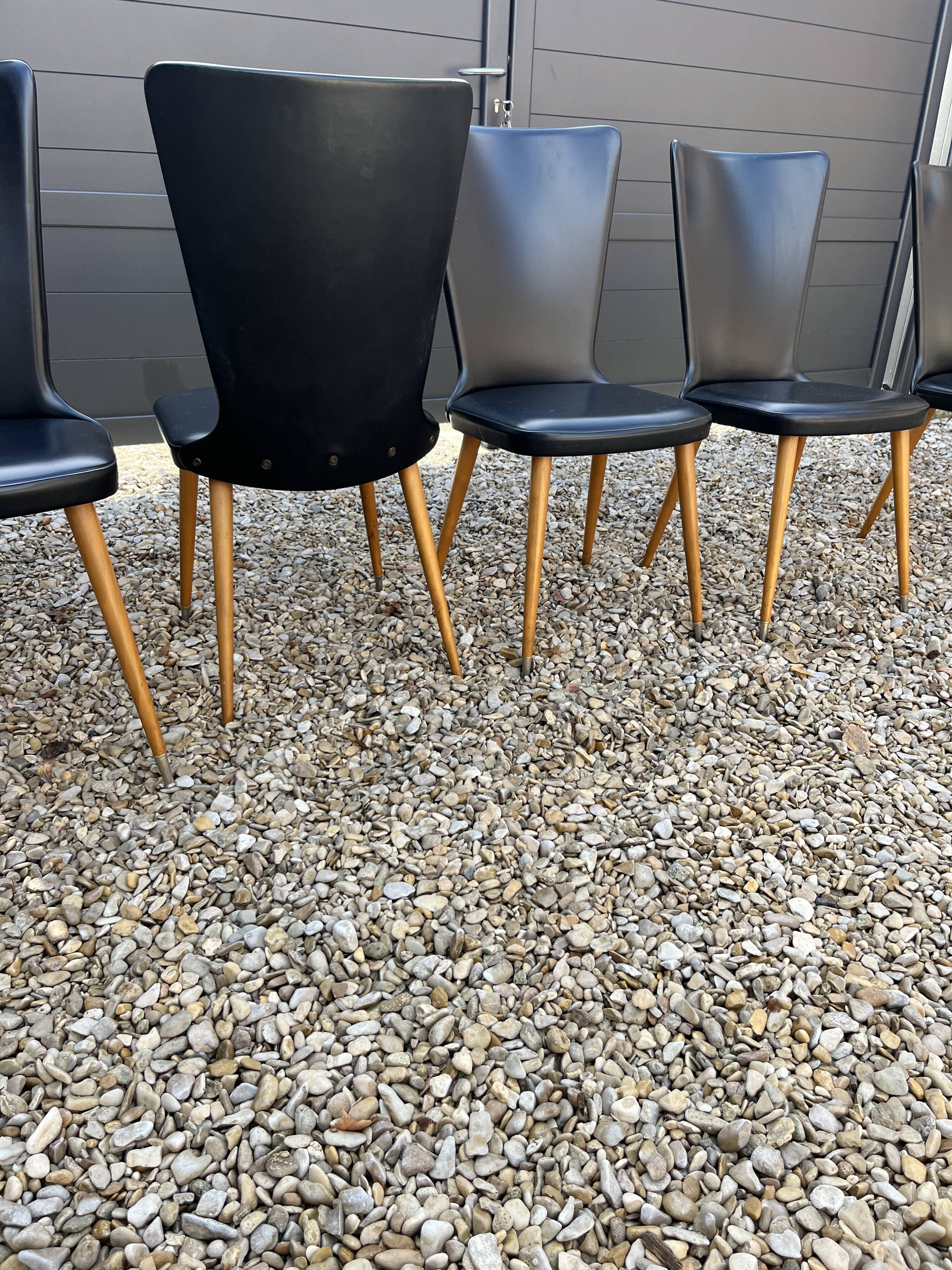Set de 6 chaises Baumann modèle essor
