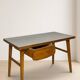 Writing Desk Mid-20th Century Wooden Desk, 90 × 49 × 73 cm