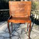 Side table in walnut in the Louis XV style, 19th century.