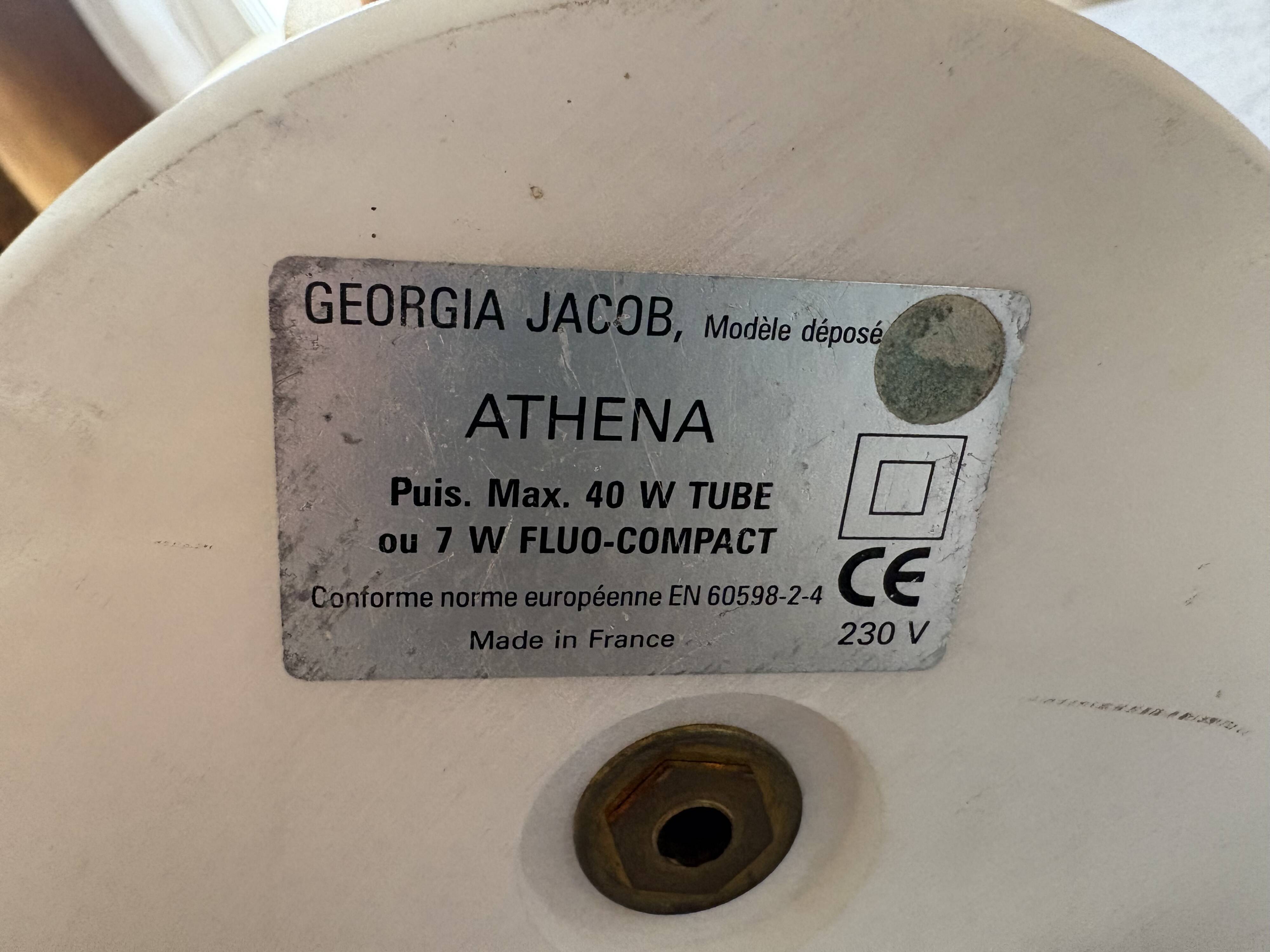 Designer lamp by Georgia Jacob – Athena model – 67 cm – Made in France