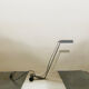 Italian black-lasated metal lamp 1960s