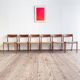 Chaises danoises en teck Mid-Century par Niels O. Møller # 77, set de 6