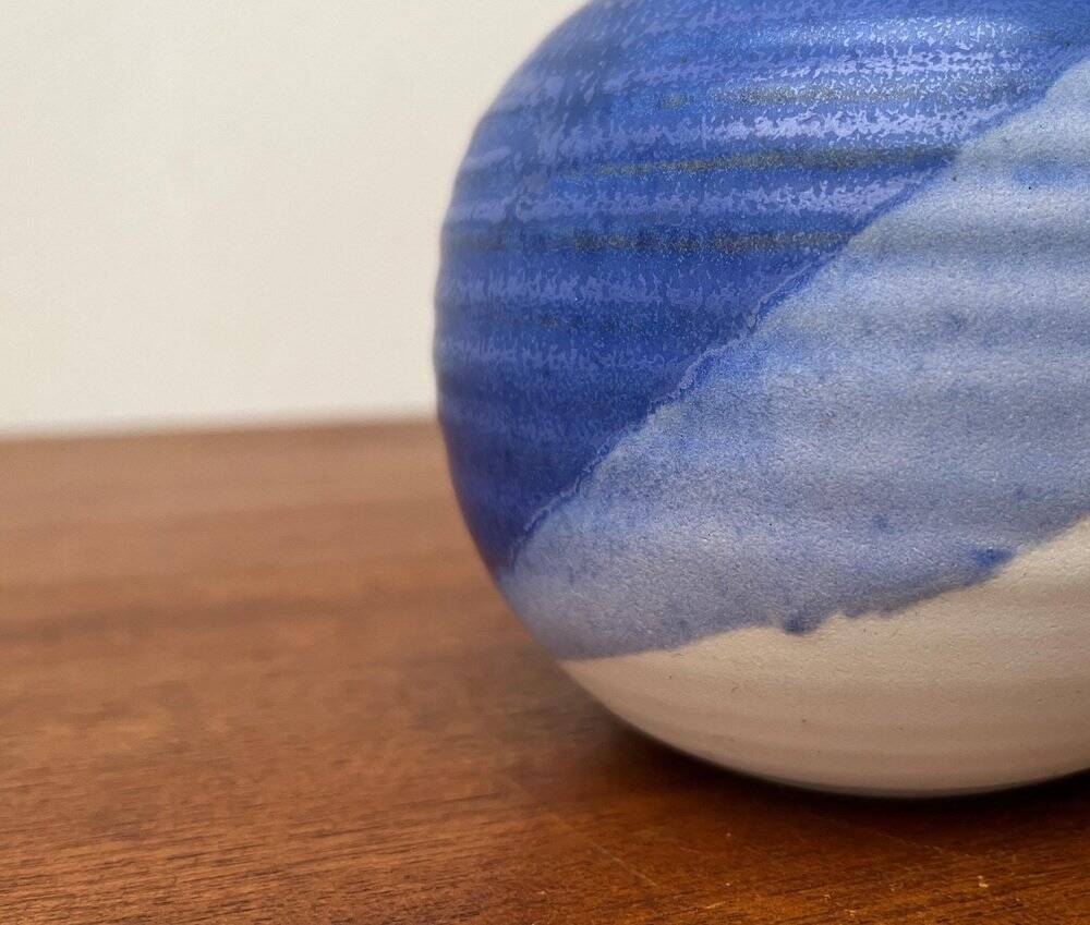 Mid-century studio pottery oil lamp by Karsten Nielsen for KN Keramik, 1960s.