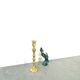 High gold candlestick vintage