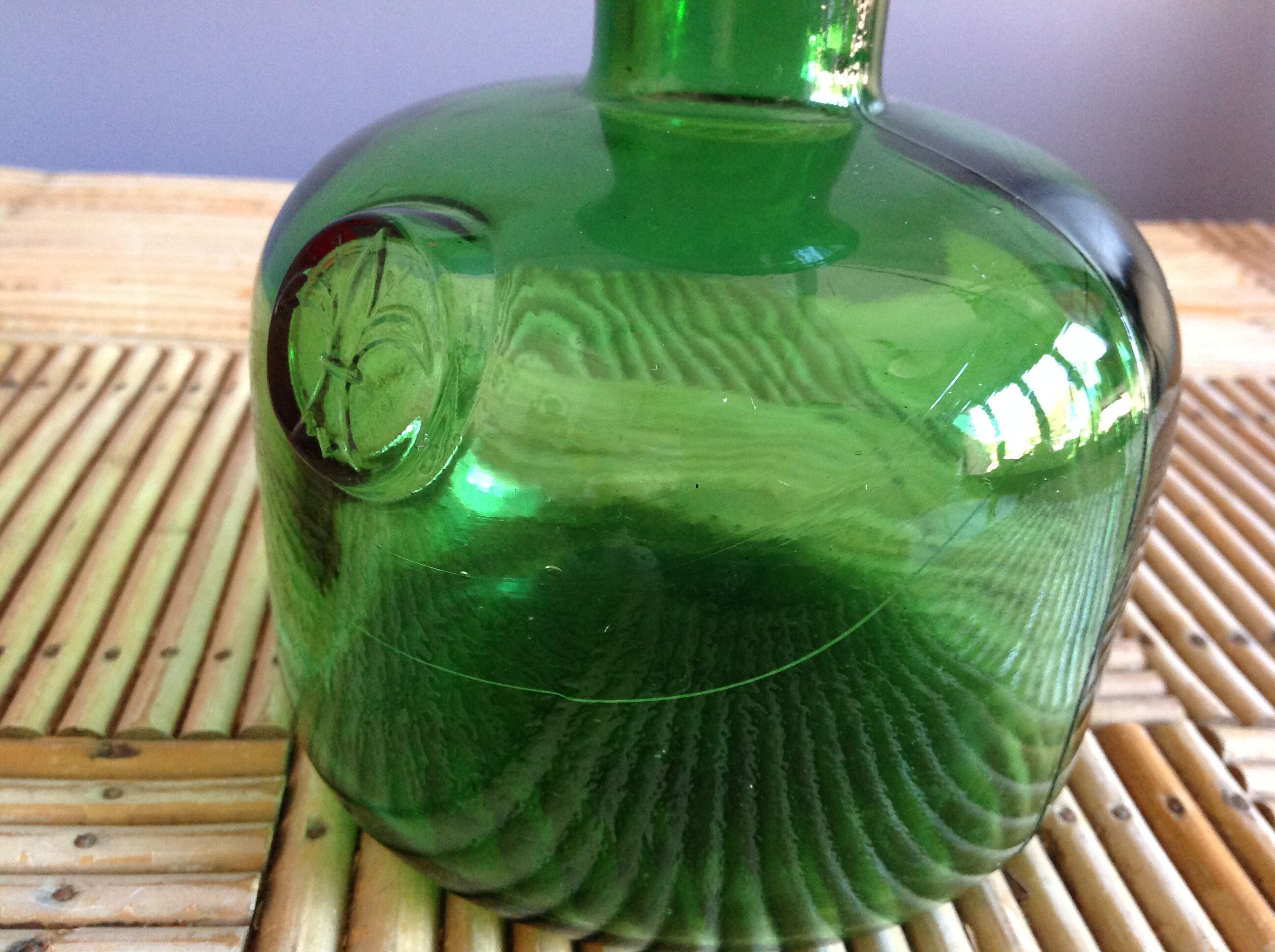 Vintage glass carafe