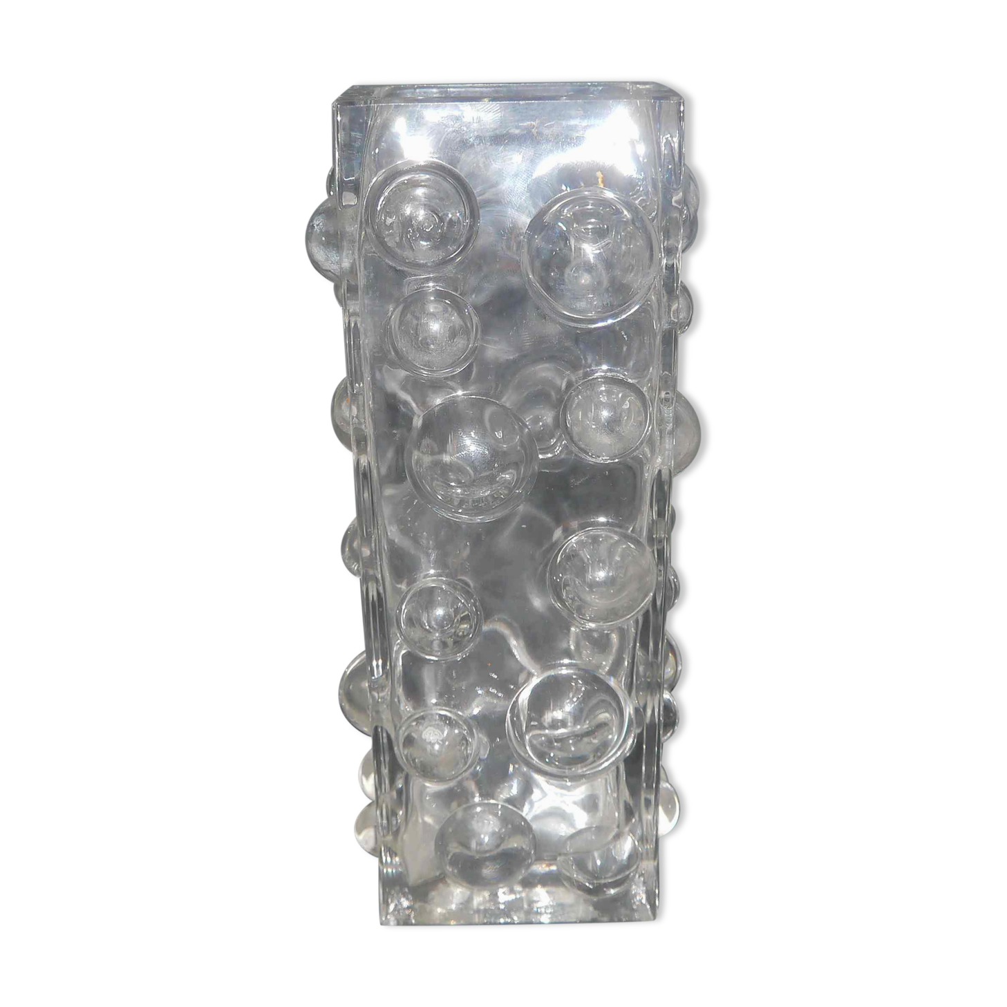 Bubble vase style "Bubble" glass 26 cm – 70's years
