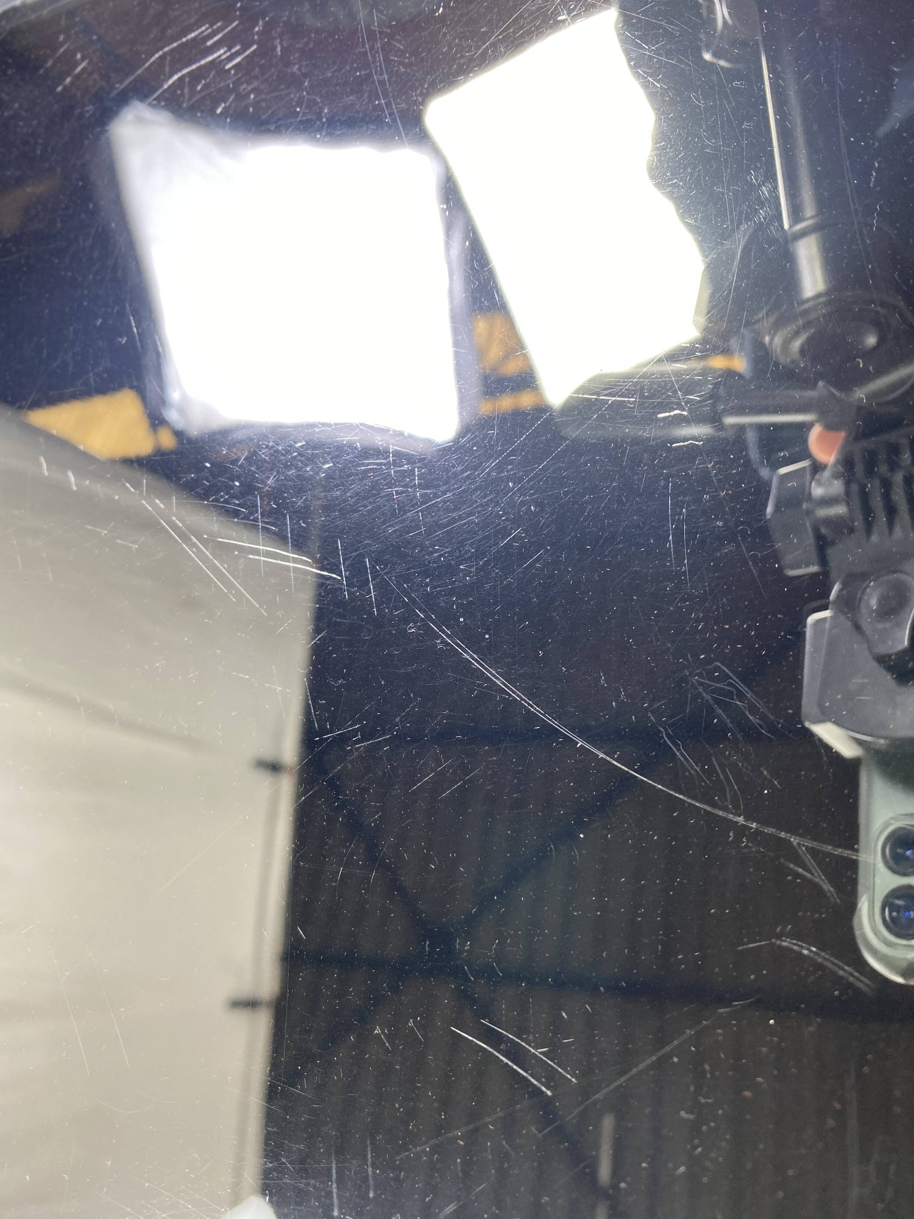 Table basse rectangle années 40 miroir