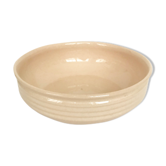 Antique earthenware basin from Sarreguemines
