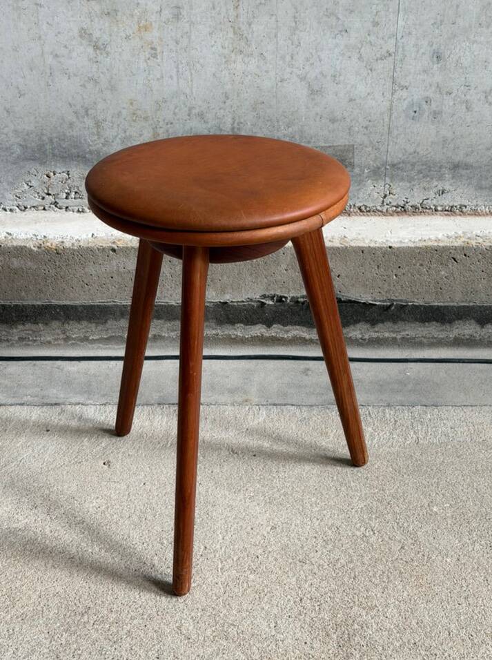 Rare tabouret Erik Buck SJ.08 Domus Dancia Danemark