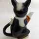 Large zoomorphic cat teapot, in vintage English earthenware.