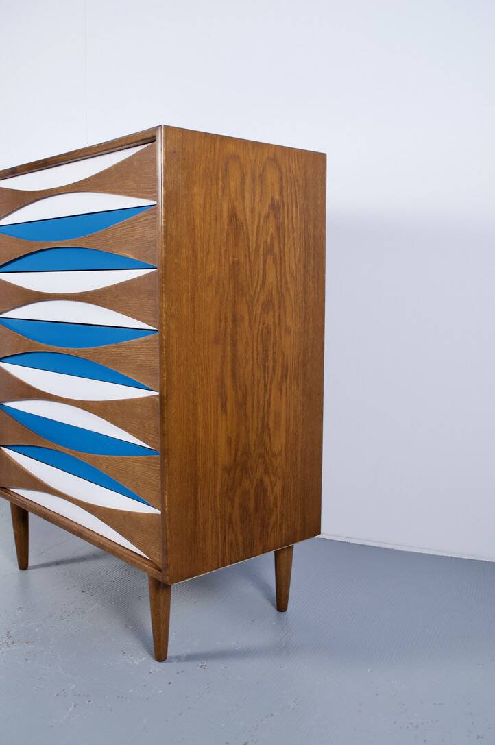 Teak chest of drawers by Niels Clausen, 1960s, Niels Clausen Furniture Odense