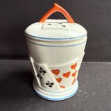 Tobacco pot – Polychrome porcelain