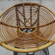 Rattan chair basket