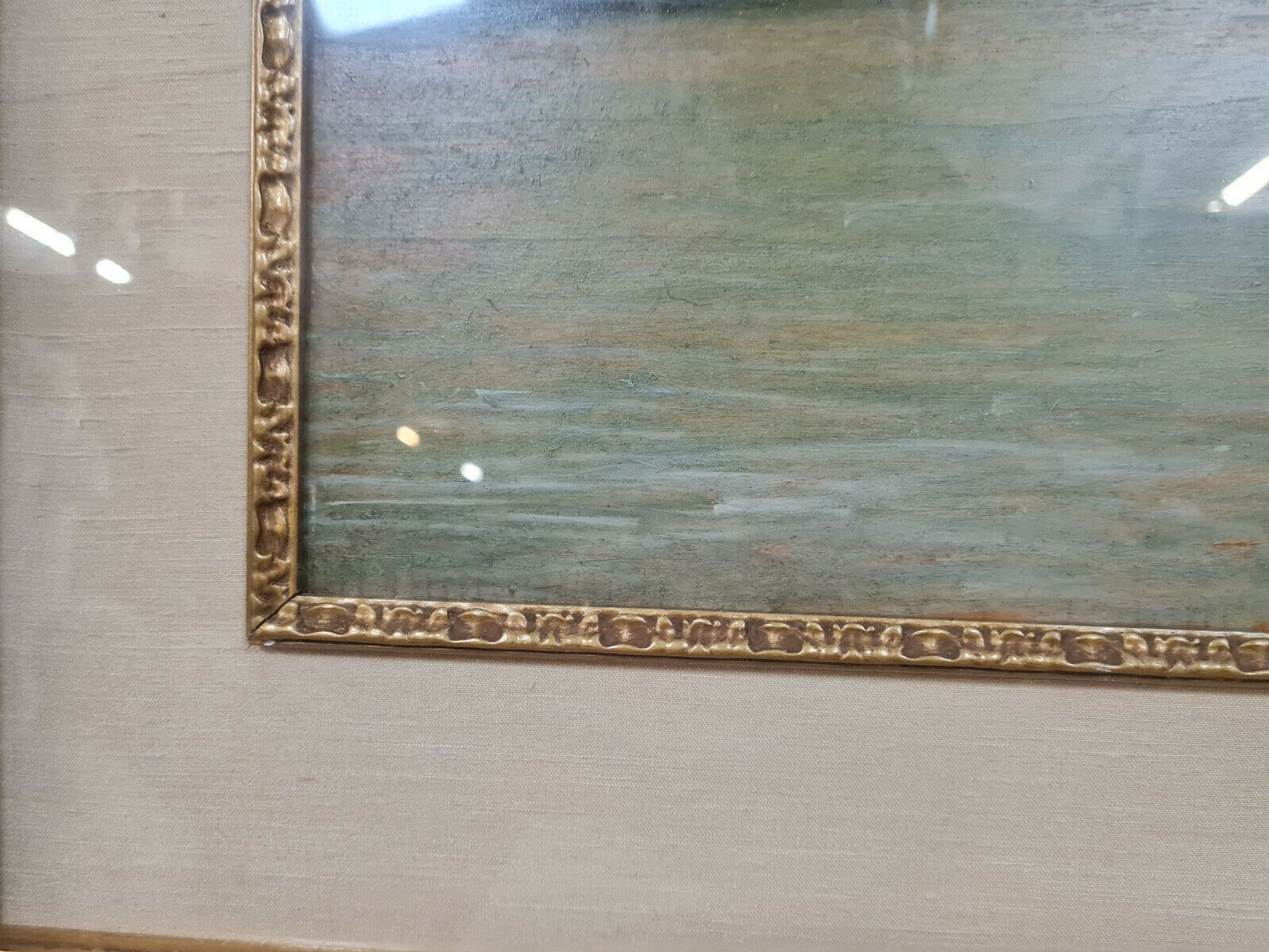 Italian School circa 1900 Oil on panel signed lower right view of the river Doria