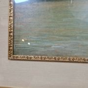 Italian School circa 1900 Oil on panel signed lower right view of the river Doria