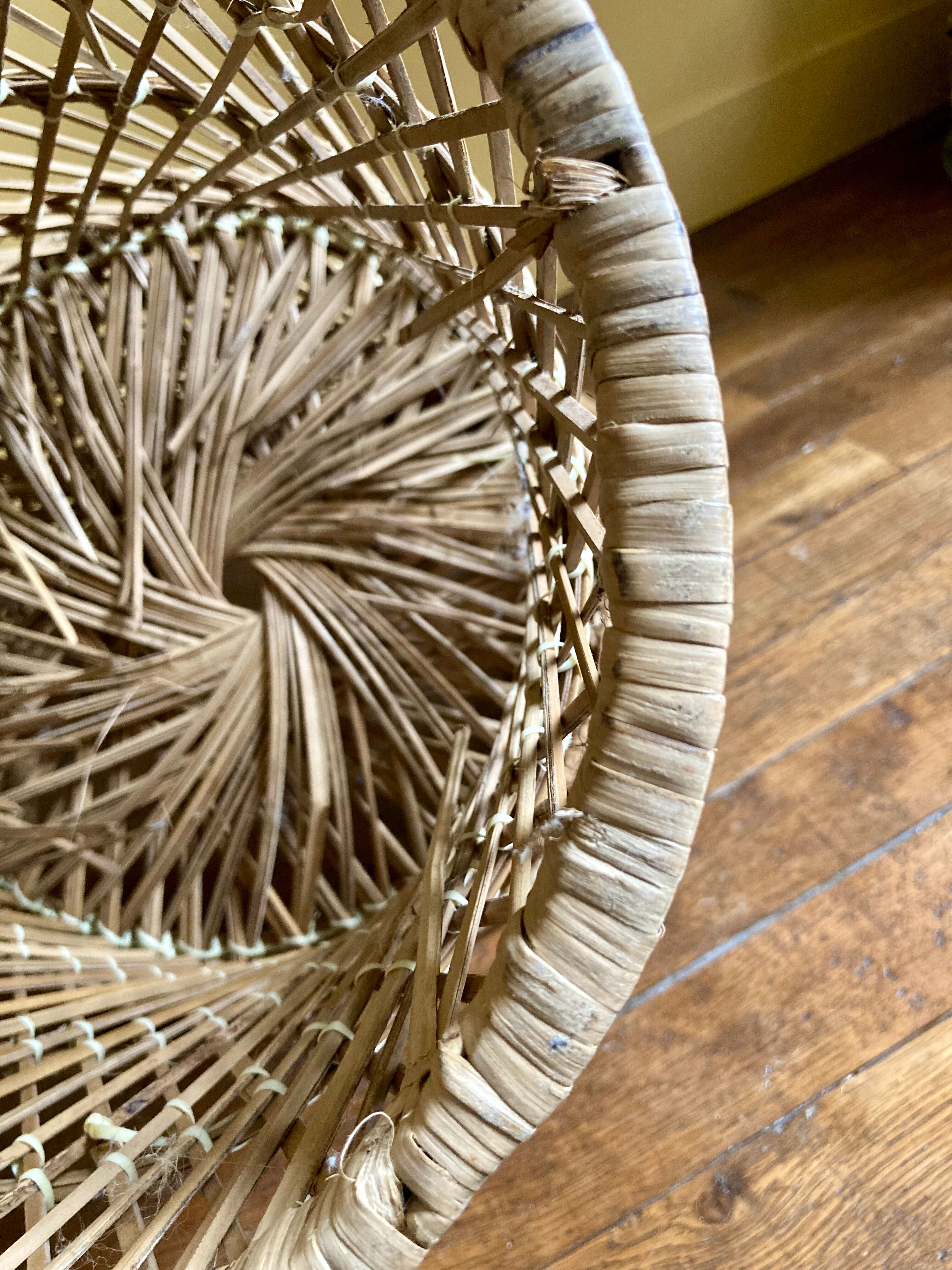 Fauteuil  pour enfant en rotin