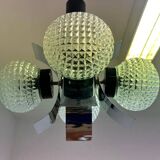 Mid-century design glass pendant - 1970s / Czechoslovakia