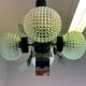 Mid-century design glass pendant - 1970s / Czechoslovakia