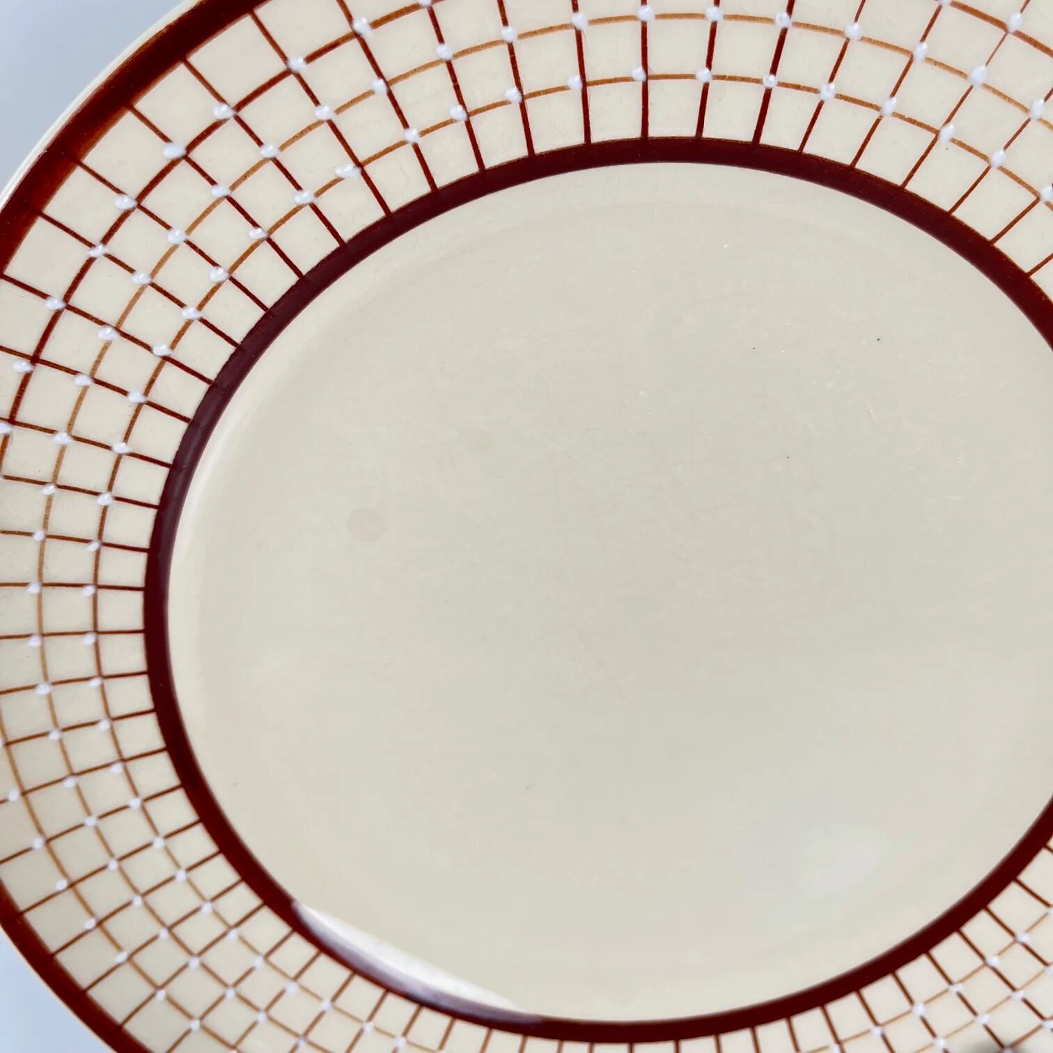 Set of 6 flat plates Longchamp model "Colmar"