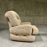 Pair of seventies foam armchairs