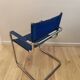 Breuer B34 blue armchair