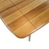 Mid century Ercol beech & elm drop leaf dining table