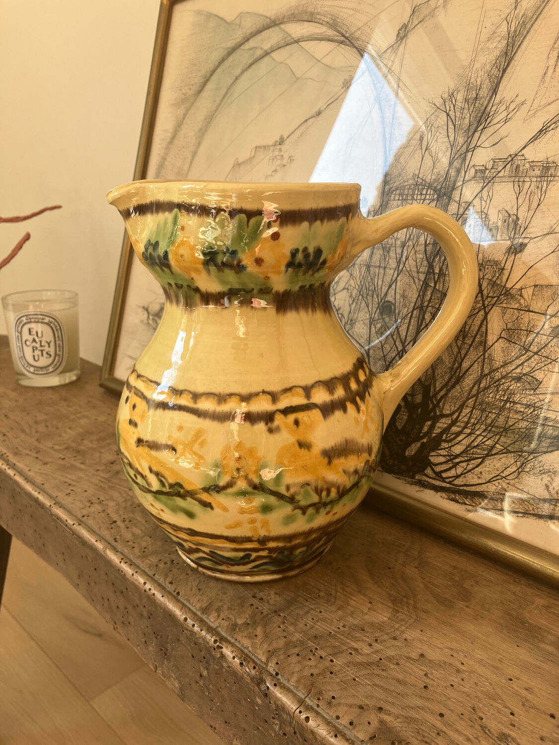 Savoyard pottery pitcher