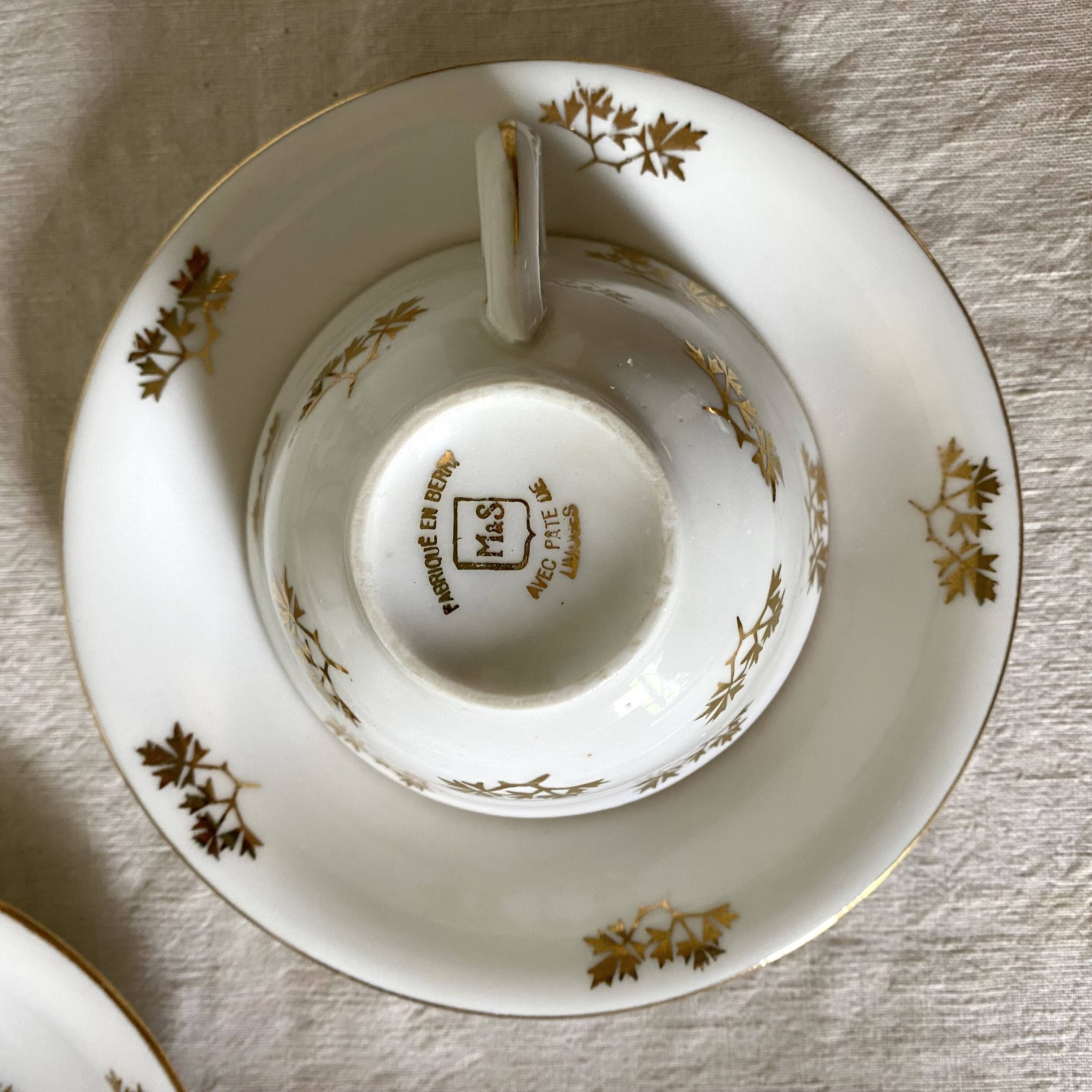 Limoges porcelain tea or coffee service