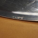 OVAL SILVER-PLATED METAL DISH, ERCUIS