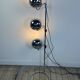 Lampadaire Vintage Space Age "Eyeball" 3 Globes Chromés 1970'S