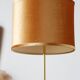 Teak and brass vintage Scandinavian floor lamp 1960 | Bakelite