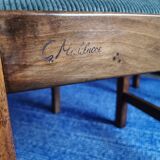 Set of 4 authentic Michelucci chairs