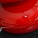 Lampe ikea vintage rouge en verre