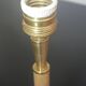 Paire de lampes en bois et laiton 1960s