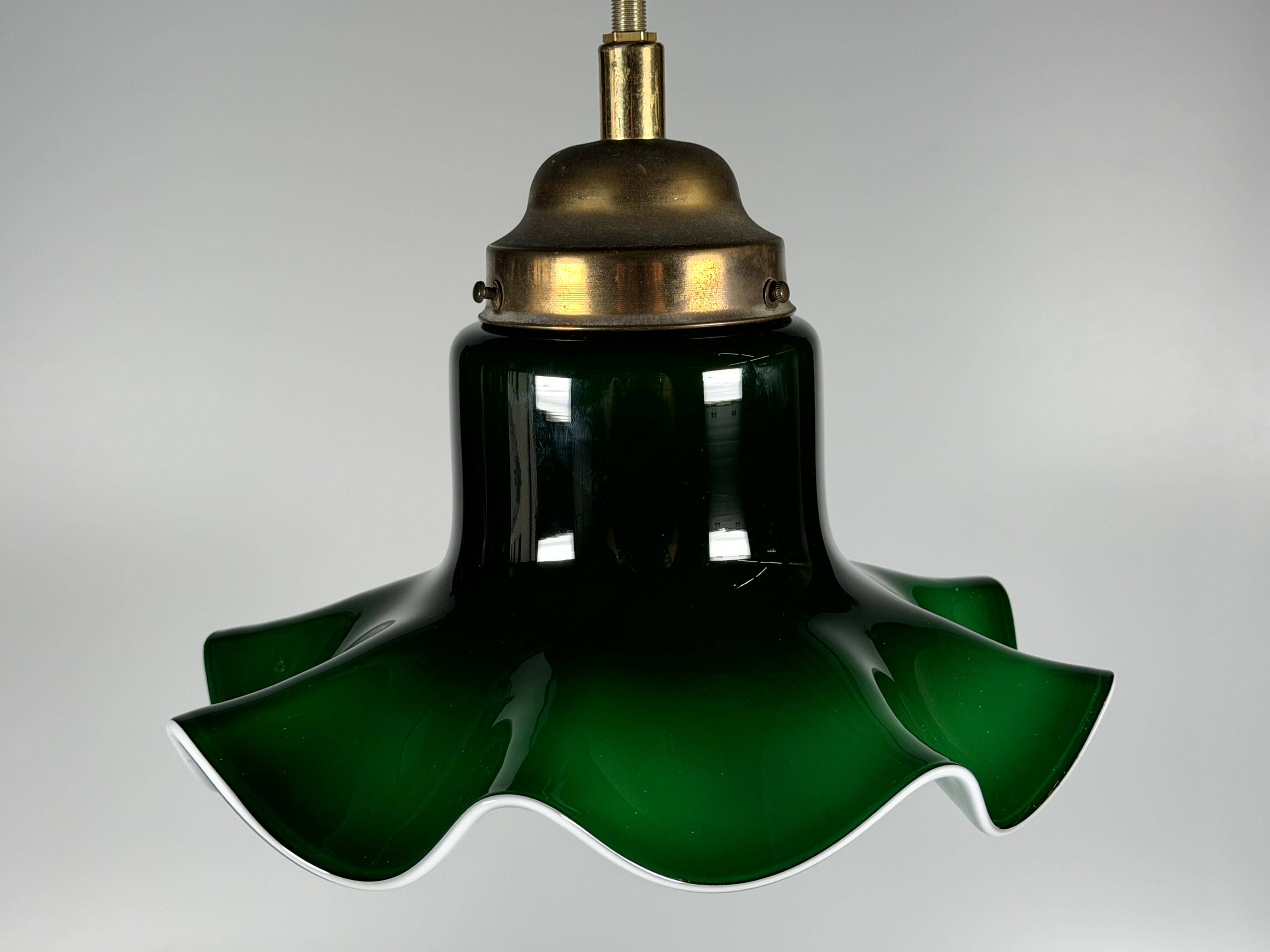 1960s 1970s Hanging Lamp from Peill & Putzler Germany Space Age Design