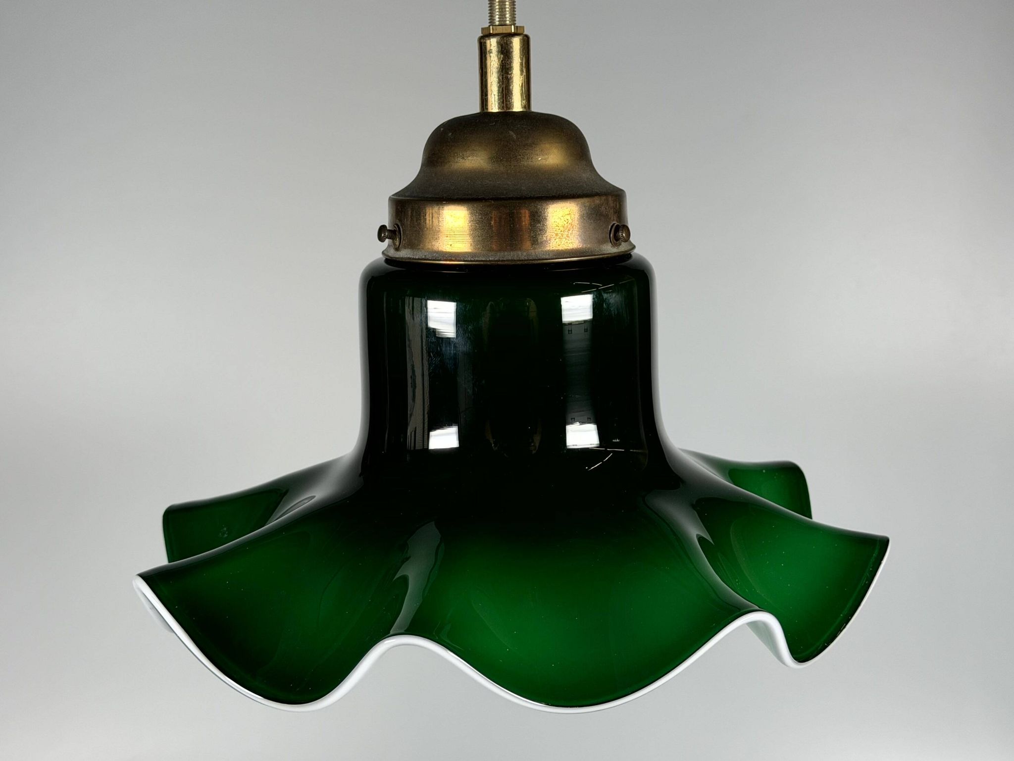 1960s 1970s Hanging Lamp from Peill & Putzler Germany Space Age Design