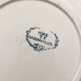 6 deep plates in Badonviller “Mûre” ironware