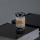 Vase emma en marbre, onyx blanc et orange