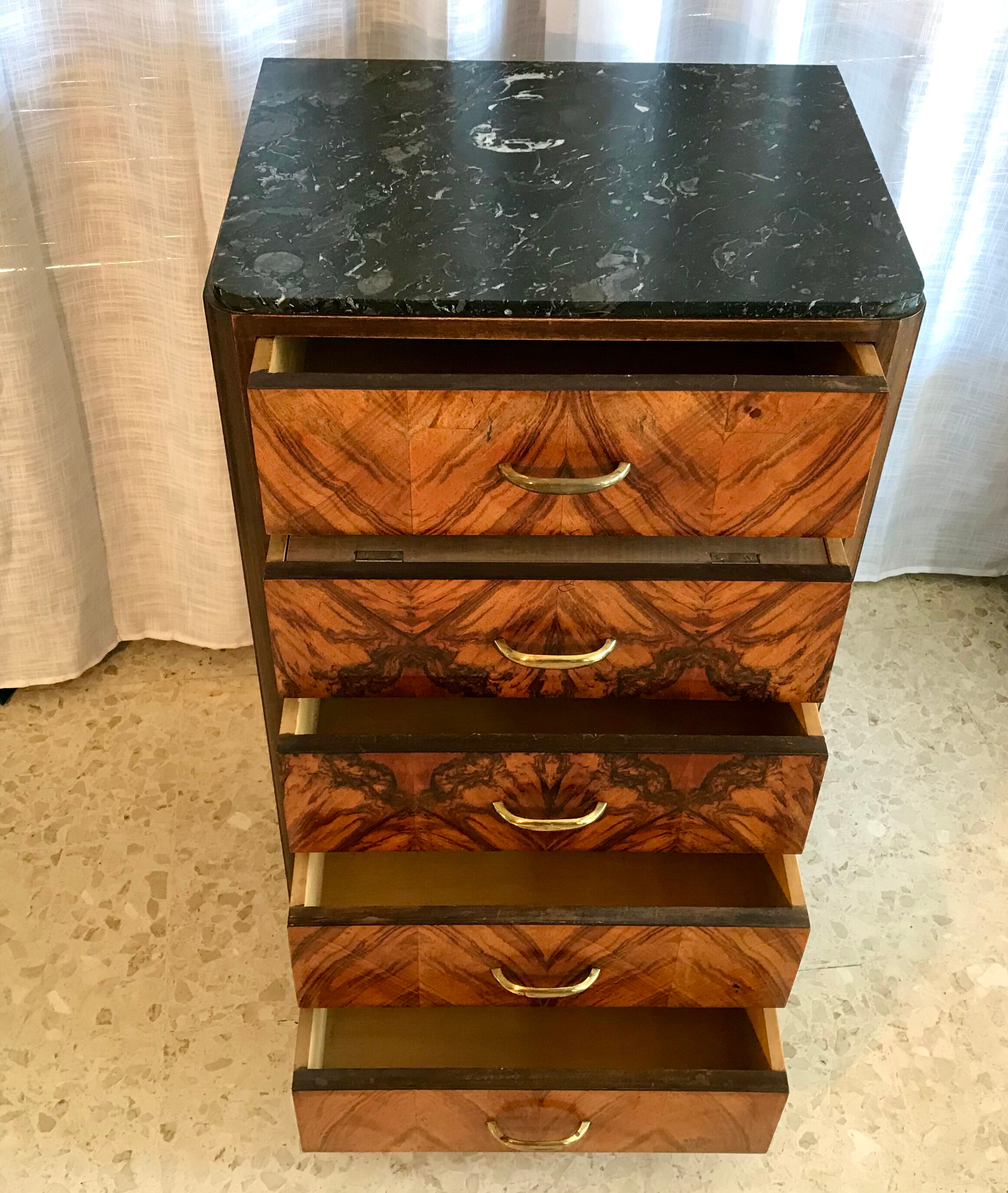 Commode écritoire art déco palissandre