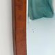 Early Biedermeier Large Antique Pearwood Shield Wall Mirror, Vienna, 1820s