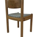 Vintage set of four Pinewood dining chairs Denmark