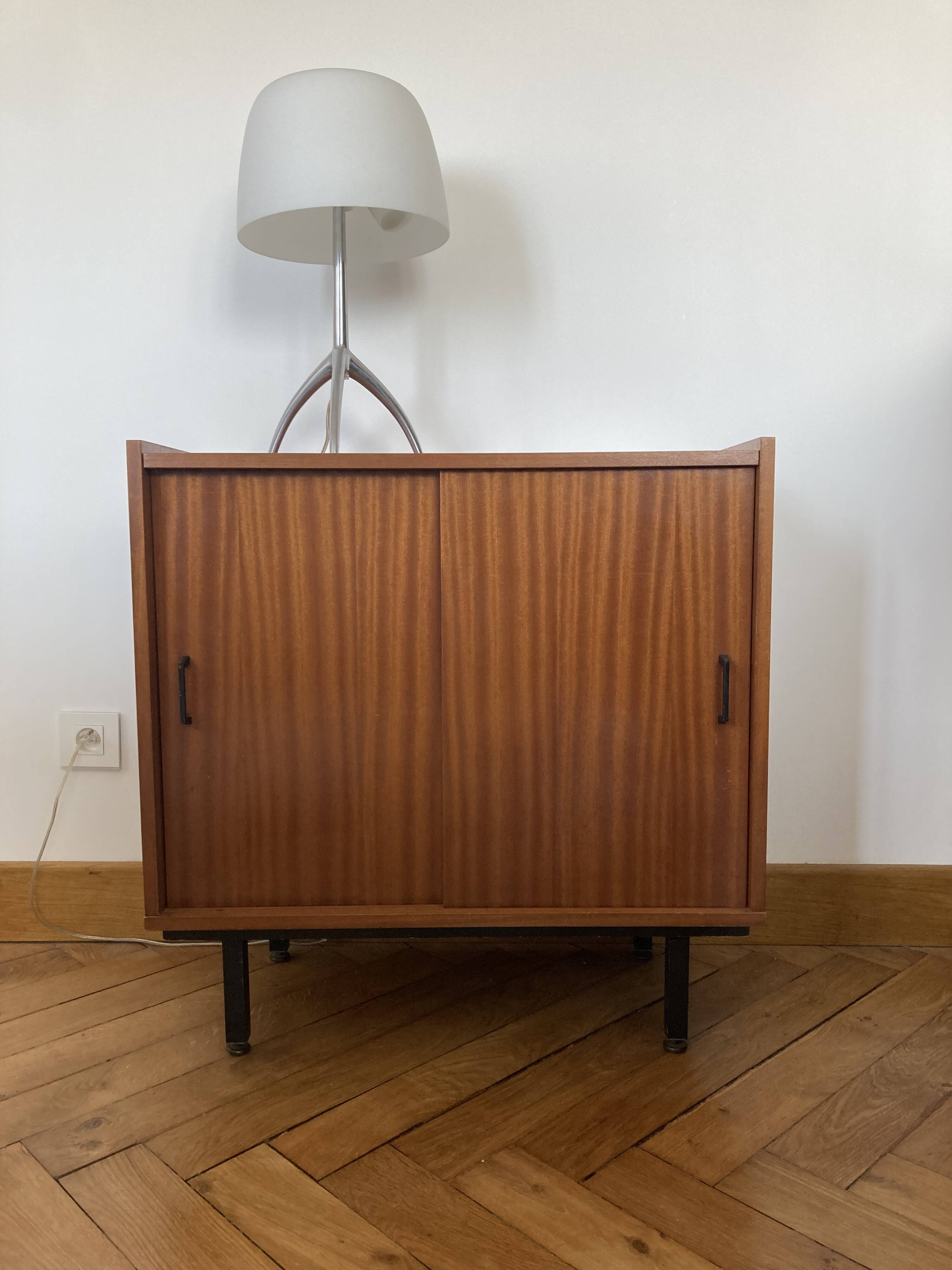 Sliding door cabinet